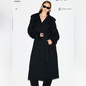 NWT SKIMS Boyfriend Fleece Trench Coat XS